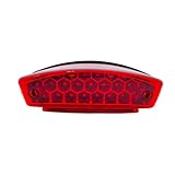 Universal Motorrad L- Brems Rücklicht ATV Dirt Bike Hinten Bremsleuchte Kennzeichen Anzeige Für Duc&ati Monster M400 M750 M900 Material ABS
