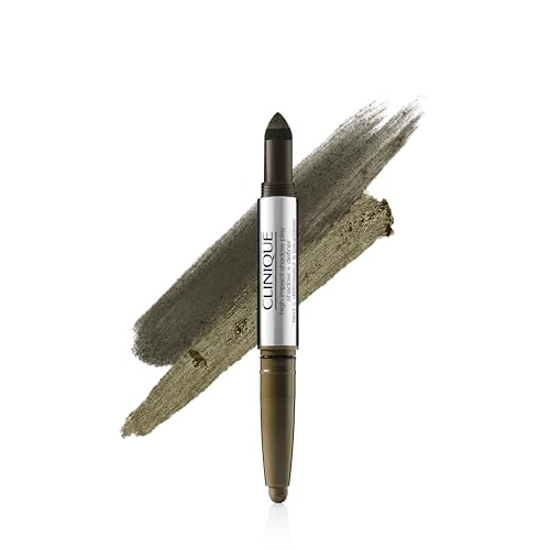 Clinique High Impact Shadow Play Shadow + Definer | Eyeliner + Eyeshadow | Crease Proof, Water Resistant + Safe For Sensitive Eyes, Mixed Greens, 1 Count