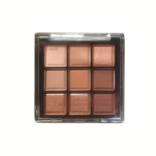 ASWRTYJO 9 Color Eye Shadow Palette Complete Makeup Chocolate