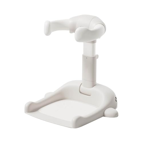 Support de bain pour bébé antidérapant avec poignée extensible pour douche
