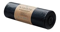 TSP Schwerlast Müllsäcke 240L - aus mind. 90% Post-Consumer-Abfällen (PE) - Blauer Engel zertifiziert - 10er Rolle - extrem reißfest (70 μm) - 1000x1250 mm - ideal für Renovierung und Gewerbe-Abfälle