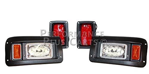 Performance Plus Carts Club Car Ds Golf Cart All Led Deluxe Street Legal Light Kit For 1993 And Up #TOP1