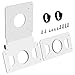 Adapter VESA Mount Kit Compatible with Apple iMac 21.5 inch & 27 inch Models Late 2009 to 2020, Heavy-Duty Alloy with Durable Coating, Converts to 75x75/100x100 mm VESA Pattern, All Screws Included