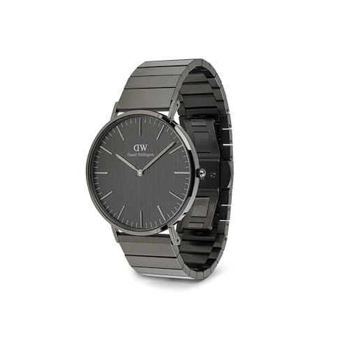 Image of Daniel Wellington Classic Analog Watch for man with Grey Round Dial & Grey Stainless Steel Bracelet Band Water Resistant Men's Wrist Watches - DW00100777K