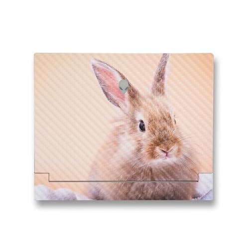 Image of MightySkins Carbon Fiber Skin Compatible with Alienware X14 R2 (2023) Full Wrap Kit - Bunny | Protective, Durable Textured Carbon Fiber Finish | Easy to Apply & Change Styles | Made in The USA