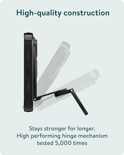 Mous Magnetic Phone Grip and Stand MagSafe and Pixelsnap Compatible - Cell Phone Ring Holder and Kickstand Accessory Compatible with iPhone 17/16/15/14/13/12, Pixel 10 and S25 Series Phone