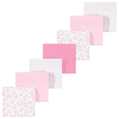 Image of Luvable Friends Little Treasure Flannel Receiving Blankets 7pk