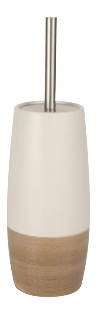 Wenko Escobillero Pieno Acero INOX - Forma Cerrada, Acero Inoxidable, 10.1 x 37.5 x 10.1 cm, Satinado — view 12