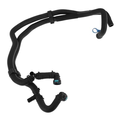HEROFFIX 1 Pc HVAC Heater Hose Assembly for Land Rover LR3 4.4L 2005-2009 Engine Radiator Coolant Hose No.PCH501094 Black Rubber