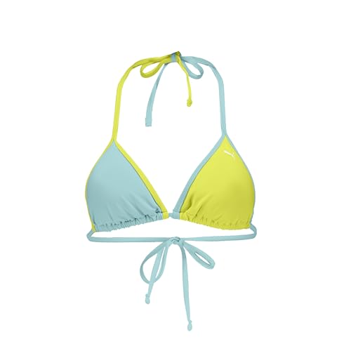 PUMA Damen Triange Bikini Top, Mint, M EU