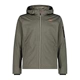 Sage mel. CMP Zip Hood 39A5027M Softshell Jacket XL