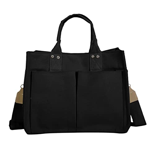 Sac à main toile coton personnalisé bandoulière hommes poche extérieure outdoor