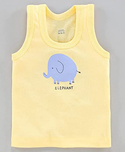 Image of PIKIPOO Printed Baby Vest for Kids Cotton Sleeveless Sando Baniyan Toddler Innerwear Baby Cloth for Boys & Girls Pack of 6
