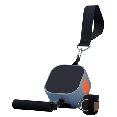 Puleuroy Multifunktionales Fitnessgerät, Widerstandsmaschine für Krafttraining, Umfassende Trainingsausrüstung für das Fitnessstudio, Orange/