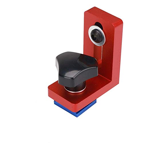 Soporte de canal de carpintería tipo 30,conector de calibrador de inglete con ranura en tope de ranura de inglete Tope de inglete deslizante Conector de valla Localizador de canal de retención de riel