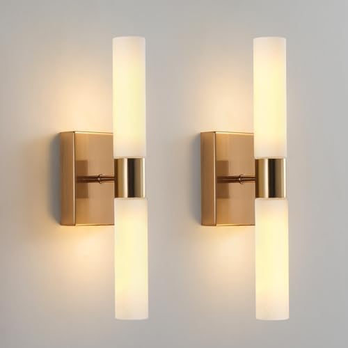 Set Of 2 Wall Lamp Lights Wall Sconces Bathroom Vanity Light Fixtures Matte Black Sconces Wall Lighting With Clear Glass For Living Room Bedroom Hallway - View #6