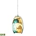 Surreal (existing) Collection 1 light pendant in Satin Nickel - LED Offering Up To 800 Lumens (60 Watt Equivalent) With Full Range Dimming. Includes An Easily Replaceable LED Bulb (120V). 31539/1CG-LED by Elk Lighting