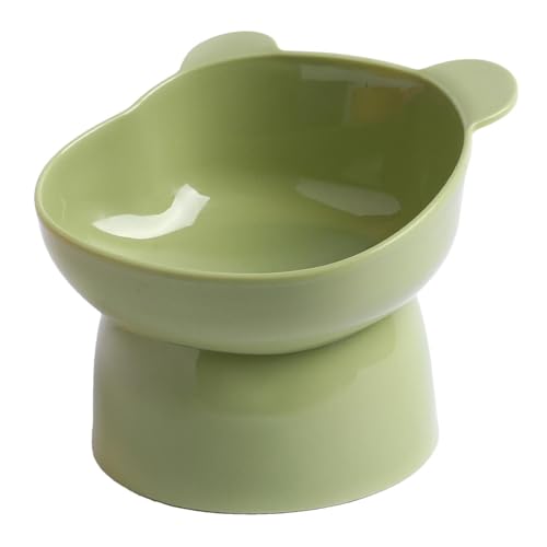 Gamelle Chat Surélevée, Bol Chat Sureleve Incline Anti Vomissement, Gamelle pour Chat Inclinable, Bol de Nourriture pour Chat Chien, Gamelle Chat pour Nourriture & Eau, Ecuelle Chaton Lave-Vaisselle