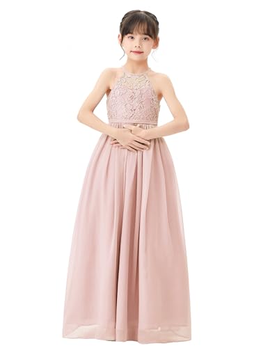 Lace Up Criss-Cross Back Flower Girl Dress for Pretty Princesses Ballroom HLC2
