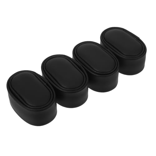 Beavorty 4 Piezas de Almohadas de PU para Relojes Mecánicos, Accesorios para Enrolladores Diseño Simple y Cómodo en Color Negro
