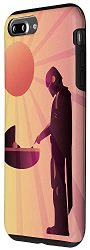 Coque iPhone 8 Plus Star Wars évite les rayures avec le style Mandalorian unique - 2