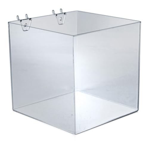 Azar Displays 556112 8" Cube Bin (4 Pack)