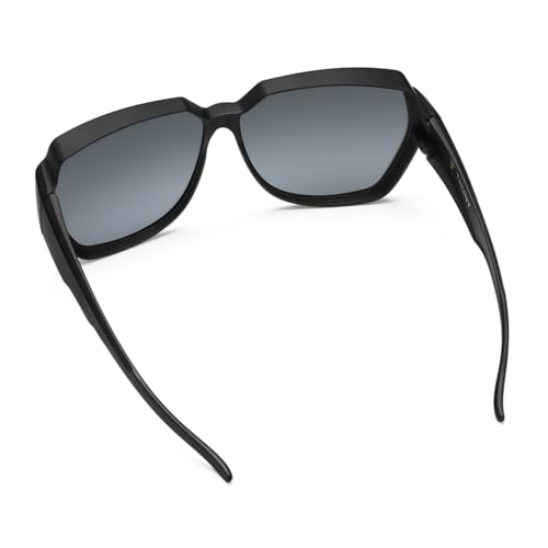Fitover Over-the-Glass (OTG) Polarized Sunglasses Oversized UV400 Protection Black and Tortoiseshell Options4