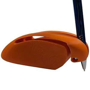 Assistive Writing and Drawing Device, Pen Holder Tool for Individuals with Limited Mobility, Improve Writing Stability Tool (Orange)