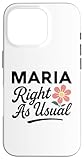 Maria Name Flower Apparel