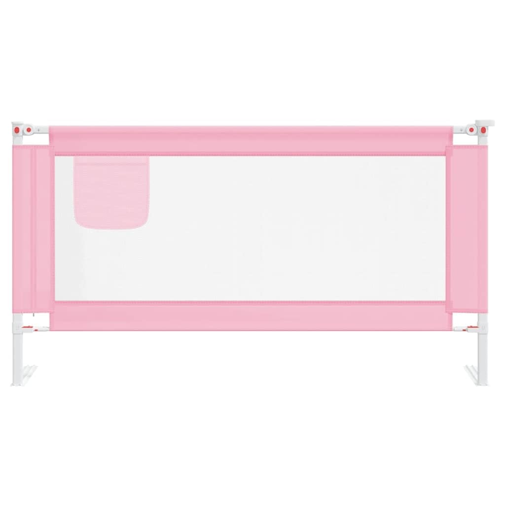 Generisch Kleinkind-Bettschutzgitter Rosa 160x25 cm Stoff,Baby & Kleinkind,Babysicherheit,Baby-Bettschutzgitter,10203