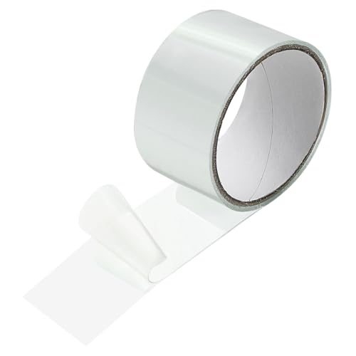 Image of MECCANIXITY Waterproof Patch Seal Tape 2 in x 5 Ft, PVC Leak Proof Repair Sealing Duct Tape for HVAC Roof Crack, Boat, Hoses Pipes, Awning, Transparent