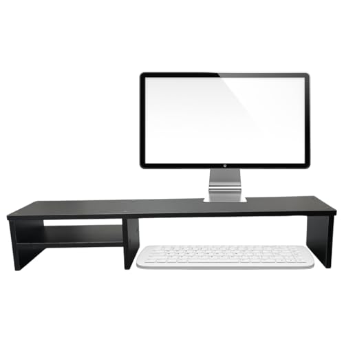 Suporte Para Monitor Elevado Mesa Home Office Setup Gamer Organiz...