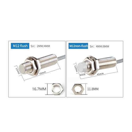 Capteur de proximité inductif M12 avec portée étendue de 6mm NPN - 3