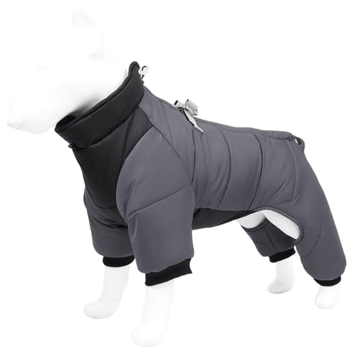 Ropa para perro reflectante e impermeable con chaqueta protectora de invierno Nucelit 2