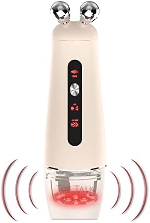 Radio Frequency Facial Machine - Dual Mode Home Use Anti-Aging Skin Tightening Rejuvenation Skin Care Device, Light Therapy for Wrinkles Lifting High Frequency Face Massager with EMS