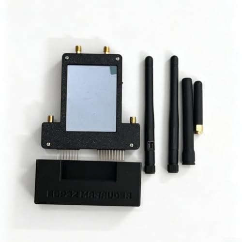 ESP32-C5 5G unidad Flipper Zero para auditar redes en exteriores con GPS negro