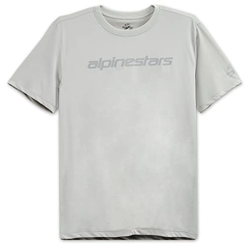 T-shirt Alpinestars Tech Linear performance silver XXL idéal pour vos sorties moto d'été
