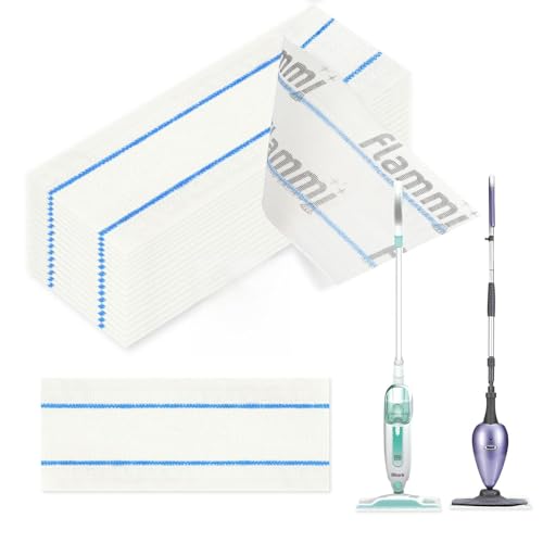 Flammi Semi-Disposable Microfiber Mop Pads Compatible with Shark S1000 S1000A