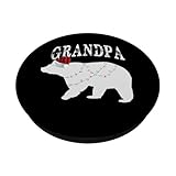 Zoom IMG-1 grandpa bear xmas buffalo plaid