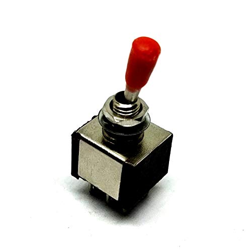 Image of INVENTO 2pcs Electrical DIY 3A /5A AC 250V /125V DPDT ON-Off 6 Pin 2 Way Toggle Switch for Guitar Car Motorcycle