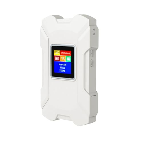 Cpolebev Enrutador 4G LTE WiFi Inalámbrico Módem Portátil Mini Punto de Acceso Exterior Pocket Mifi 150mbps Ranura para Tarjeta Sim Repetidor 3000mah