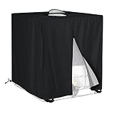 【Bâche de couverture de réservoir d'eau】 La taille de la couverture du réservoir d'eau IBC est de 120 * 100 * 116 cm. Convient pour 1000l réservoir d'eau de pluie cuve eau de pluie reservoir eau de pluie citerne eau de pluie.