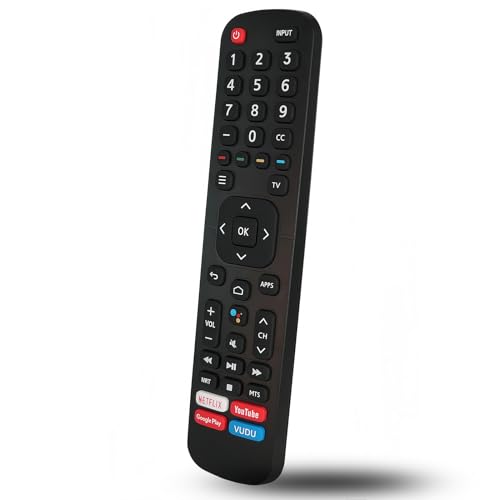 Télécommande de rechange pour Hisense Smart TV pour remplacer votre boîtier ERF2A60 perdu