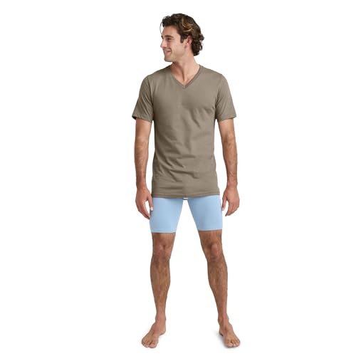 Image of Jockey Classic V-Neck Undershirt- 3 Pack - 100% Cotton T-Shirts for Men