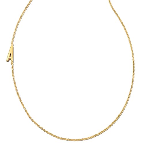 Kendra Scott Letter A-Z Inline Initial Necklace, 18k Gold Vermeil