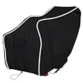 Zenicham Heavy-Duty 600D Fade and Crack Resistant Snow Blower Covers, Waterproof, Snow Proof,UV-Proof Snowblower Cover Universal Fit?Snow Thrower Cover with Reflective Strips (50" L x 33" W x 40" H)