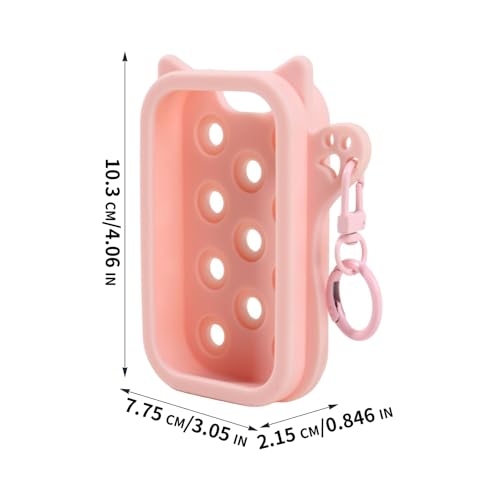 Genérico de Silicona para Spray de Manos | Estilo Elegante Ajuste Suave y Cejido | Porta Jabón de Manos de Silicona,para Mujeres Niñas Adolescentes Escolar Viaje Travesía Diaria - imagen 5