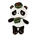 Garneck Panda Peluche Panda Panda con Cappello e Borsa a Tracolla Giocattoli morbidi per Bambini Cartoon Animali Peluche per Bambini Bambini Bambini