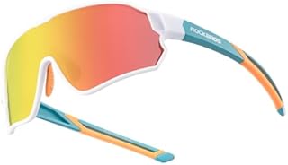 ROCKBROS Okulary Polaryzacyjne Rowerowe Dziecięce/Młodzieżowe, Przeciwsłoneczne, Ochrona UV400, z Oprawką TR90, 6 Kolory, Wielofunkcyjne, na Świeżym Powietrzu