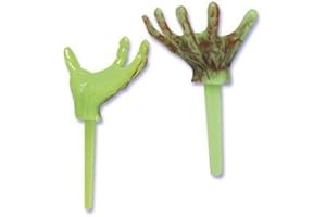 24 ct - Halloween Monster Hand Cupcake Picks